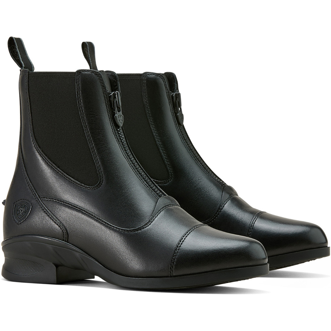 2025 Ariat Womens Heritage Zip Short Boot 10061297 - Black